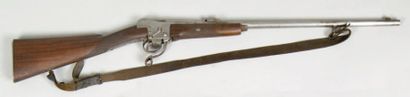 null Carabine de chasse Westley Richards calibre 45 (env.). Canon rond, rayé, avec...