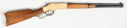 null Carabine de selle Winchester Uberti, modèle 1866, calibre 22 LR. Canon rond...
