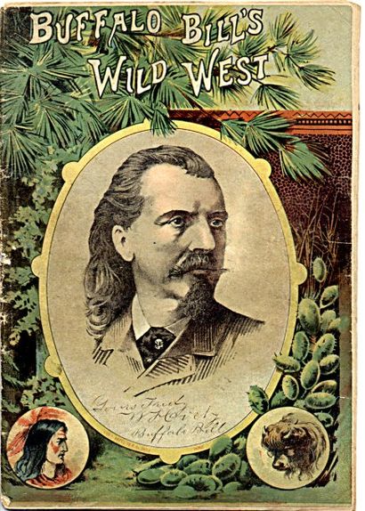 null Programme Buffalo Bill's Wild West Show. Tournée française de 1889. 50 pages....