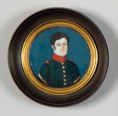 CARY ou CAXY Portrait d'Antoine Watbled en uniforme du 10ème régiment d'infanterie...