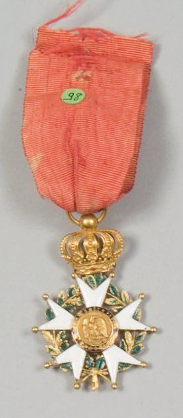 FRANCE Ordre de la Légion d'honneur, institué en 1802 Étoile d'Officier modèle Monarchie...