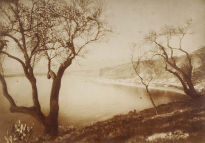 Gaetano D'Agata (1883-1949) Taormina, c. 1900. Tirage argentique d'époque, signé...