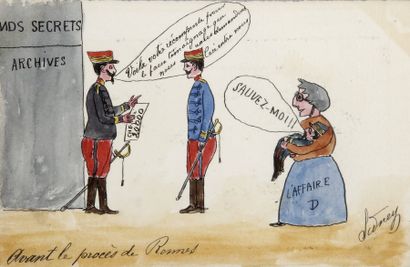 null AFFAIRE DREYFUS - Cartes postales françaises, 5 cartes de Sidney.
