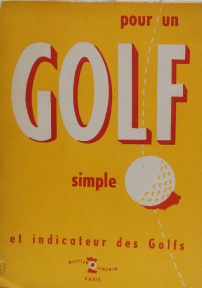 null "COLLECTION SECRETS DU GOLF". Pour un golf simple. Indicateur des golfs et des...