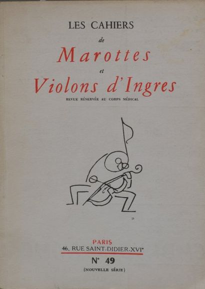 null "LES CAHIERS DE MAROTTES & VIOLONS D'INGRES". Cahier N° 49, 4° trimestre 1958....