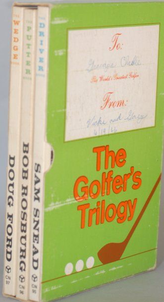 Sam SNEAD, Bob ROSBURG, Doug FORD The golfers trilogy. Trois volumes dans l'emboitage...