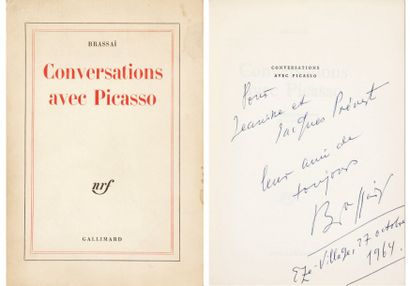 BRASSAÏ Conversations avec Picasso (Gallimard, 1964). In-8, broché (couv. un peu...