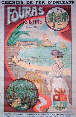 F.Locateul Foutras les Bains (1910), 80 x 120, imp. Moreau, beg.
