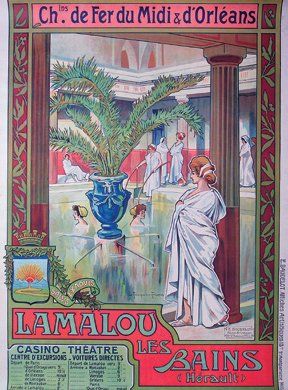 Trinquier-Trianon Lamalou les Bains, 75 x 106, imp. Baudelot, beg.