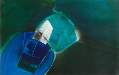 null Bernard BYGODT (1939-2004) Composition abstraite, 1979. Acrylique sur toile....