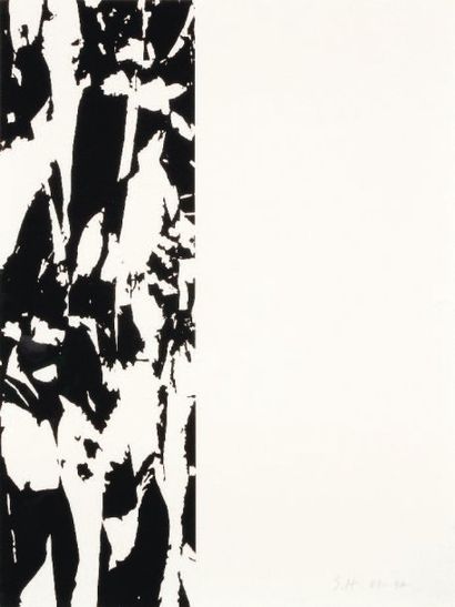 Simon HANTAÏ (1922-2008) [Composition]. 1981-1997. Sérigraphie en noir. [320 x 425]....