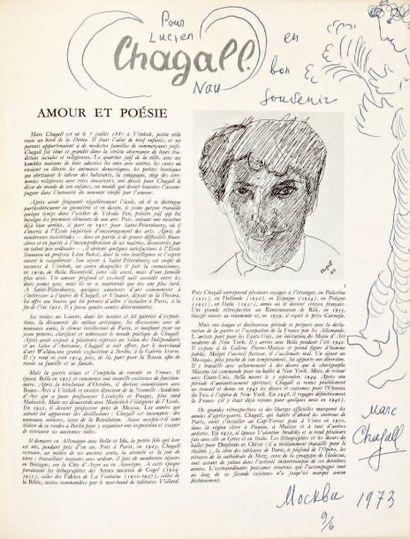 Marc CHAGALL (1887-1985) Chefs d'oeuvre de l'art - Grands Peintres - Chagall (textes...