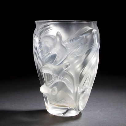 null Maison LALIQUE d’après un modèle Marie-Claude Lalique (1935-2003) 
Martinets,...