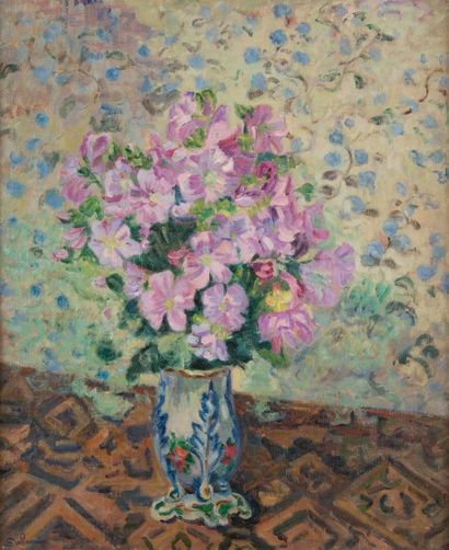 null Armand GUILLAUMIN (1841-1927)
Vase de fleurs, vers 1900
Huile sur toile.
Signée...
