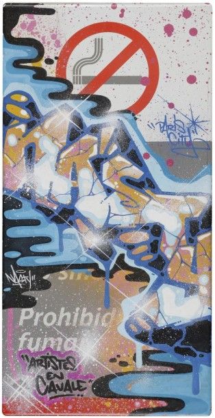 null NASTY (né en 1974)
Paris City, Artistes en cavale, 2013
Peinture sur plaque...