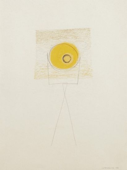 null Léon-Arthur TUTUNDJIAN [arménien] (1905-1968)
Composition, 1967
Crayons de couleur...