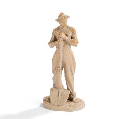 null Aimé-Jules DALOU (1838-1902) Sculpteur & MANUFACTURE NATIONALE de SÈVRES Éditeur
Terrassier...