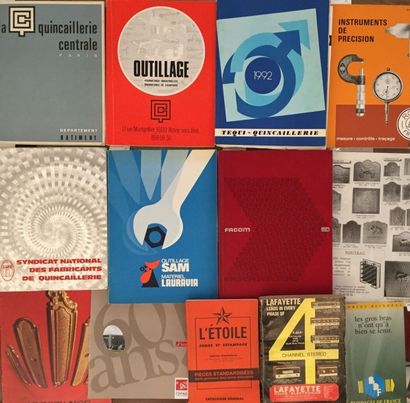 null [QUINCAILLERIE - ANNÉES 70 et suivantes]. Ensemble de 13 catalogues ou brochures...