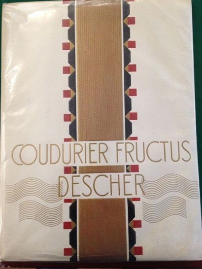 null [TEXTILE] COUDURIER, FRUCTUS, DESCHER. Trentenaire de la maison Coudurier, Fructus,...
