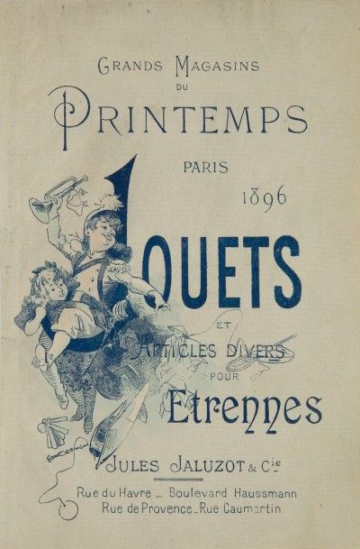 null [JOUETS - ÉTRENNES]. Ensemble de 4 catalogues illustrés de jouets et d’articles...