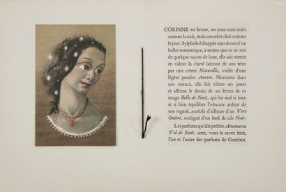  [PARFUM] GUERLAIN. 6 Propos de Guerlain sur 6 portraits de A.M. Cassandre. Paris...