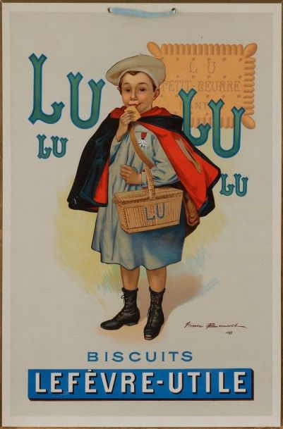 null [ALIMENTATION]LA VACHE QUI RIT
D’après Benjamin RABIER (1864-1939)
Carton publicitaire...