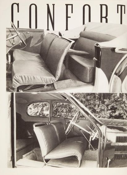 null [AUTOMOBILE] Bugatti, Le pursang de l’automobile.
Catalogue en français de 1937...