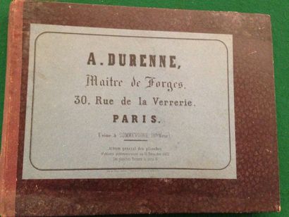 null [MÉTALLURGIE - FERRONNERIE] DURENNE. Album général des planches publiées antérieurement...