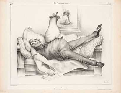 null Honoré DAUMIER 
 Pl. pour La Caricature. 1832-1835. Lithographie. Formats divers....
