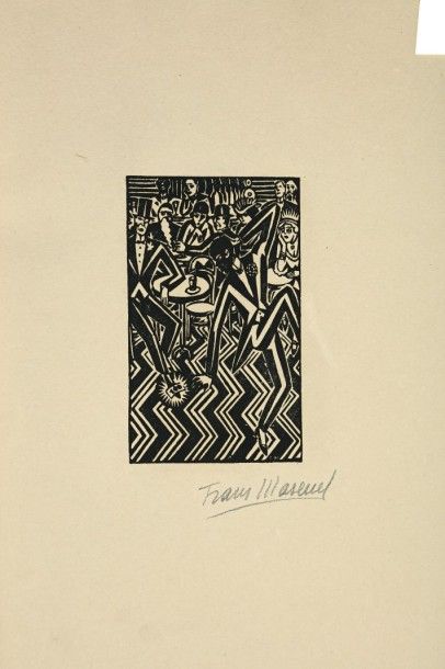 Frans Masereel (1889-1972) Holzschnitte zu Carl Strenheim, Chronik. Drei Masken Verlag,...