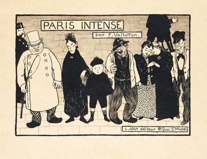 Félix Vallotton (1864-1925) Paris Intense : Frontispice ; Les Chanteurs ; Au violon ;...