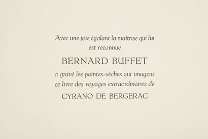 Bernard BUFFET (1928-1999) Exceptionnel volume enrichi de dessins par l’artiste
Pages...