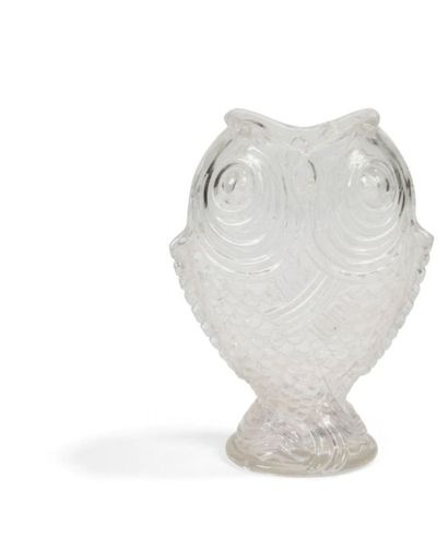 null CHINE - XIXe siècle
Vase en forme de double poisson accolé en cristal de roche....