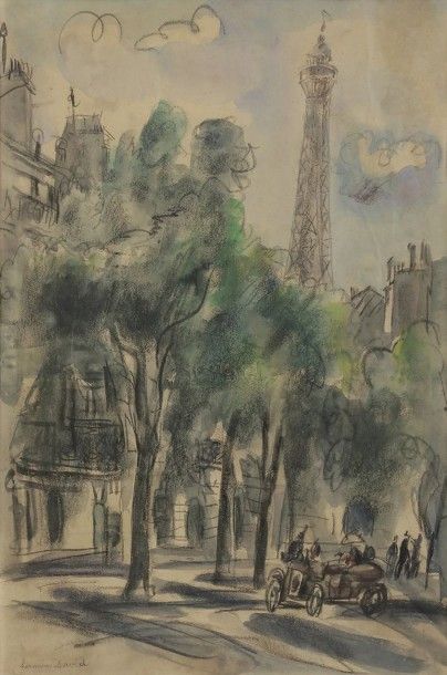 Hermine DAVID (1886-1971) Paris, quai Branly...