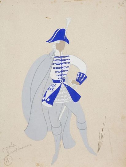 Romain de Tirtoff ERTÉ (1892-1990) Costume...