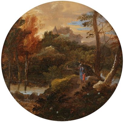 null Attribué à Lodewijk de VADDER (1605 - 1655)
Paire de paysages
Paire de panneaux...