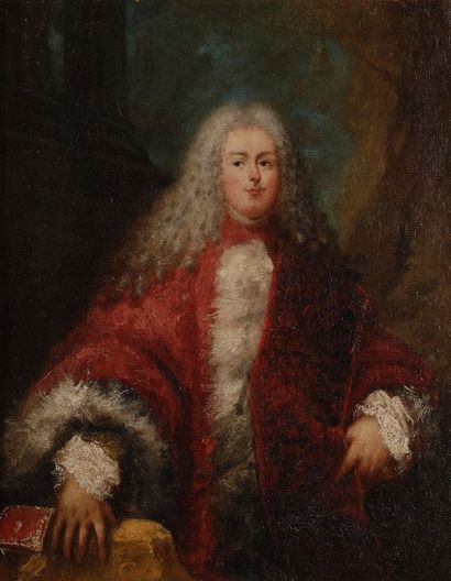 null Gianantonio GUARDI
(Vienne 1699 - Venise 1760)
Portrait du procurateur Grimani
Toile...