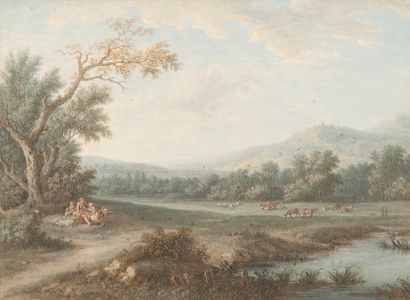 null Attribué à Louis Nicolas Van BLARENBERGHE
(Lille 1716 - Fontainebleau 1794)
Paire...