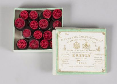 null Ensemble de seize rosettes de boutonnières de Grand officier ou Grand-Croix...