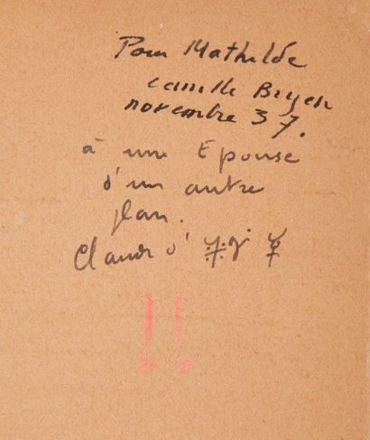 BRYEN (Camille). BRYEN (Camille).
L’Aventure des objets. Avant-propos de J.-H. Levesque.
Paris...