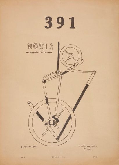 PICABIA (Francis). PICABIA (Francis).
391.
Barcelone : Galerie Dalmau, 1917. — 4...