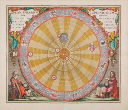 CELLARIUS (Andreas). CELLARIUS (Andreas).
Harmonia macrocosmica seu atlas universalis...