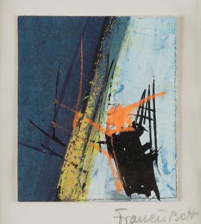 null Francis BOTT (1904-1998)
Compositions abstraites, 1960
2 gouaches et encres...