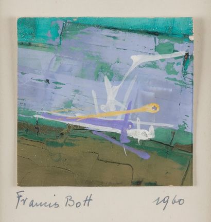 null Francis BOTT (1904-1998)
Compositions abstraites, 1960
2 gouaches et encres...