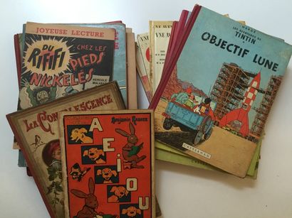 null BANDES DESSINEES. Astérix, Tintin, Les Pieds Nickelés, Pitchounet, Lili, Bibi...