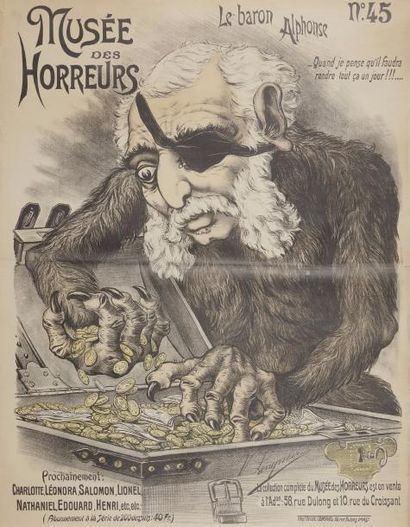 null [DREYFUS]. Victor LENEPVEU
Musée des Horreurs. 
Ensemble de 11 caricatures lithographiées...