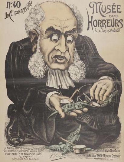 null [DREYFUS]. Victor LENEPVEU
Musée des Horreurs. 
Ensemble de 11 caricatures lithographiées...