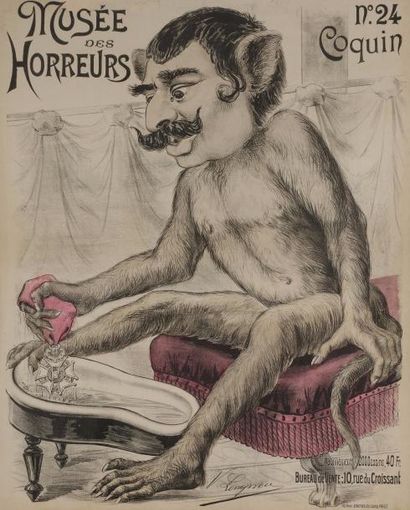 null [DREYFUS]. VICTOR LENEPVEU
Musée des Horreurs, n°24, Maurice Weill. 
Portrait...