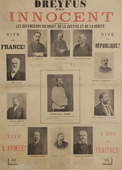 null [AFFICHE] Dreyfus est innocent
Les défenseurs du droit, de la justice et de...