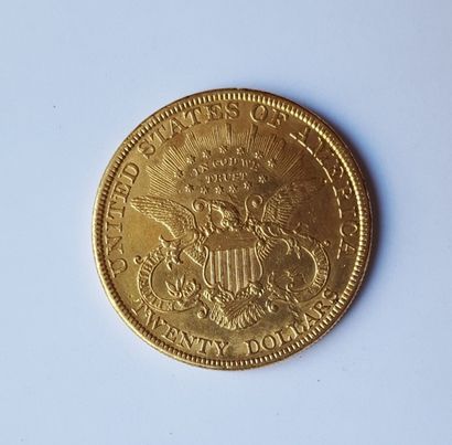 null 1 pièce de 20 dollars or type Liberty 1879.